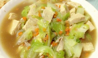 冬天豆腐炖白菜怎么做的 冬天豆腐炖白菜怎么做