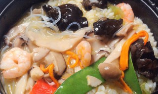 鲜虾蘑菇饭怎么做 鲜虾蘑菇饭怎么做好吃
