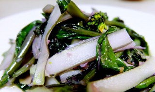 鱼香红油菜怎么做才好吃 鱼香红油菜怎么做