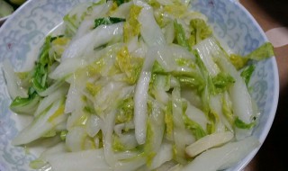 白菜素的做法 素白菜怎么做好吃法