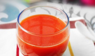 西红柿胡萝卜汁怎么做