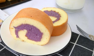 紫薯蛋糕卷的做法和配方 紫薯蛋糕卷的做法