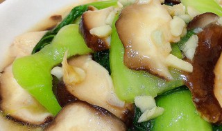 香菇油菜怎么做好吃又简单易学 香菇油菜怎么做好吃又简单易学花