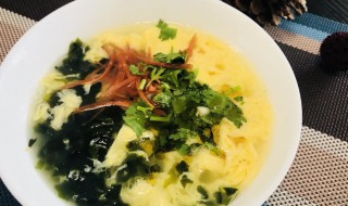 海藻蛋汤做法窍门 海藻蛋花汤的做法