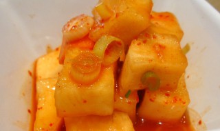 韩式萝卜泡菜 韩式萝卜泡菜怎么做