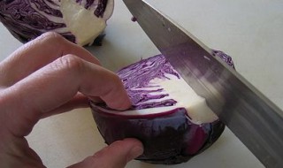 紫包菜如何切好看 紫包菜如何切