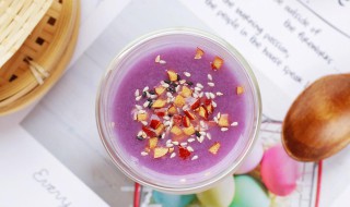 紫薯米糊的做法 养胃米糊的100种做法