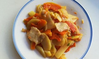 肉炒南瓜土豆片的做法 南瓜炒肉片的家常做法