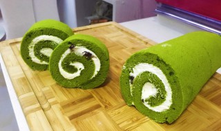 绿茶蛋糕卷的做法视频 绿茶蛋糕卷教程