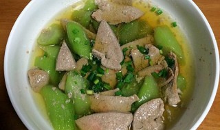水瓜猪肝瘦肉汤 水瓜猪肝瘦肉汤的做法