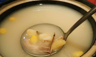 白果马蹄鸡的制作 白果马蹄糖水