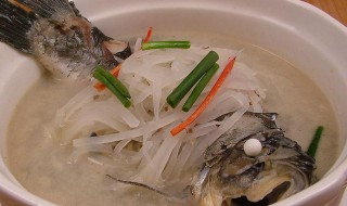萝卜丝鲜鱼汤 萝卜丝鱼肉汤的做法