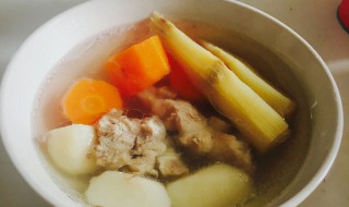 甘蔗栗子煲排骨汤 甘蔗栗子煲排骨汤的功效