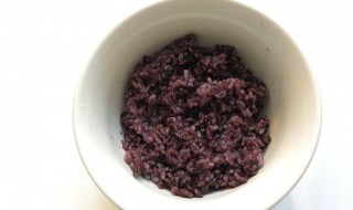 黑米饭做法大全窍门 黑米饭做法和配方