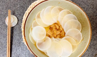 江瑶柱焖萝卜 瑶柱萝卜丝汤的做法