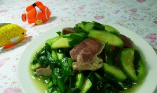 韭菜猪舌头炒西葫芦 韭菜猪舌头炒西葫芦怎么做