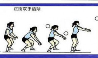 垫排球的正确手势图 排球正面双手垫球的动作要领