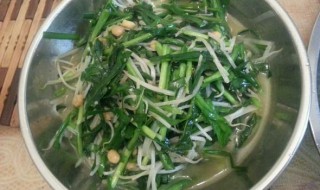 韭菜豆芽汤怎么做 韭菜豆芽汤的做法