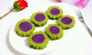 紫薯苦瓜圈的做法 苦瓜紫薯圈的创意菜名