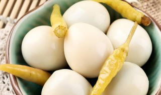 泡椒鹌鹑蛋正确方法 泡椒鹌鹑蛋的做法大全窍门
