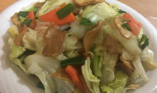 高丽菜烩杏鲍菇怎么做 高丽菜包