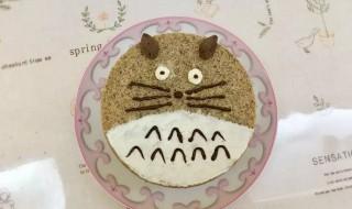 龙猫卡通蛋糕怎么做的 龙猫卡通蛋糕怎么做