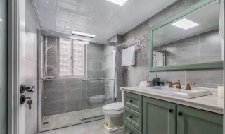 灰色卫生间配什么浴柜颜色好看 灰色卫生间配什么浴柜