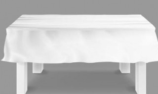白色桌布油干了怎么处理干净 白色桌布油干了怎么处理