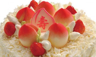 蛋糕上有松树寿桃有什么寓意和象征 蛋糕上有松树寿桃有什么寓意