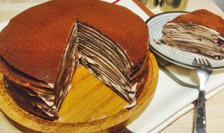 巧克力千层蛋糕的做法大全 巧克力千层蛋糕的做法