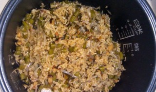 豇豆米饭教程 豇豆米饭怎么煮窍门