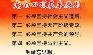 坚持四项基本原则的核心是什么 坚持四项基本原则的核心是什么和什么