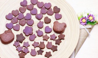 紫薯卡通小饼干的做法 紫薯小饼干怎么做