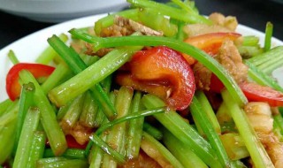 素炒芹菜最简单做法 毛芹菜怎么做好吃