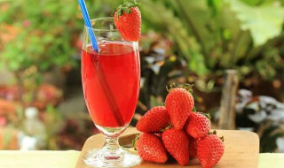 草莓汁的做法步骤 草莓汁的做法大全