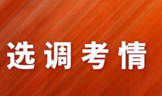 2020选调生考试时间（2020选调生考试时间是多少）