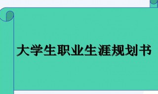 大学生涯规划格式 大学生涯规划格式怎么写