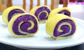 紫薯鸡蛋卷做法视频 紫薯鸡蛋卷的做法和配方