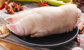 焖猪脚的做法 高压锅焖猪脚的做法