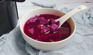 做紫薯燕麦粥的方法 紫薯燕麦粥的配料比例