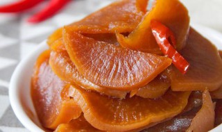 扬州酱菜怎么腌制 扬州酱菜的做法和配方