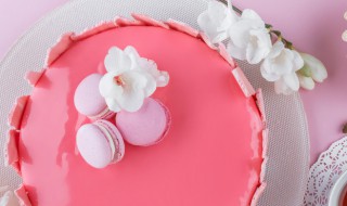 粉色慕斯蛋糕的制作方法