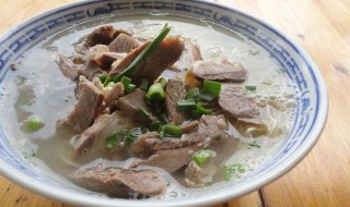 山东菏泽羊肉汤的做法和配方 菏泽好吃的羊肉汤