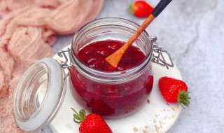 无添加健康草莓酱的做法 家庭自制草莓酱的做法