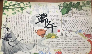 我们的节日端午节手抄报内容文字 我们的节日端午节手抄报内容