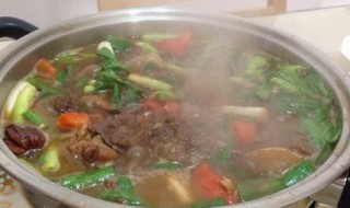 广东清汤羊肉火锅的家常做法视频 广东清汤羊肉火锅的家常做法