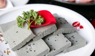 黑豆腐制作方法和配方视频 黑豆腐制作方法和配方