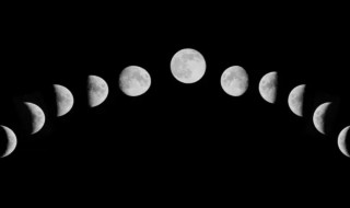 月亮形状的逐日变化规律图 月亮形状的逐日变化
