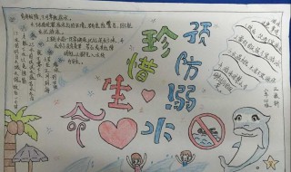 珍惜生命预防溺水手抄报内容 三年级字大于画 珍惜生命预防溺水手抄报内容