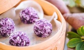 怎么做糯米紫薯球视频 怎么做糯米紫薯球